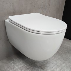 Инсталляция Geberit 458.128.21.1 + унитаз Bloomix Diva MD1211R/UF1 безободковый Ceramic+ с сиденьем