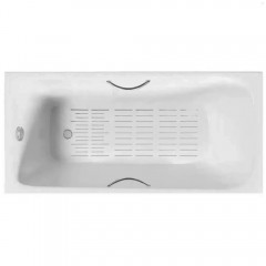 Ванна чугунная Bloomix Barut 170x75 BLB177547-H-ANS с ручками и антискользящим покрытием