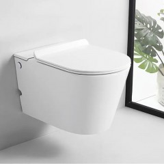 Унитаз подвесной Cerutti Argentera Aria Pulse CT10590 безободковый с импульсным смывом