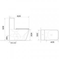 Унитаз Cerutti Manlio CT10618 безободковый