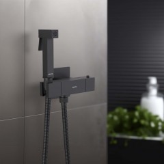 Смеситель с гигиеническим душем встраиваемый Aquatek Либра AQ1028MB термостат