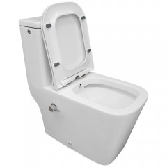 Унитаз Bloomix S-Line 2324SB/UF1 Ceramic+ моноблок безободковый с функцией биде и смесителем