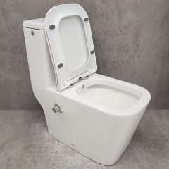 Унитаз Bloomix S-Line 2324SB/UF1 Ceramic+ моноблок безободковый с функцией биде и смесителем