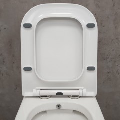Унитаз Bloomix S-Line 2324SB/UF1 Ceramic+ моноблок безободковый с функцией биде и смесителем