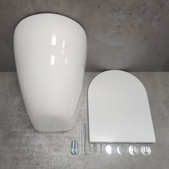 Унитаз подвесной Bloomix Altair 3.0 AD1255T/UF1 безободковый торнадо