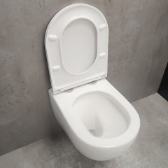 Унитаз подвесной Bloomix Altair 3.0 AD1255T/UF1 безободковый торнадо