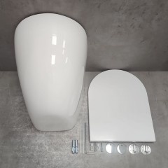 Унитаз подвесной Bloomix Altair 3.0 AD1255T/UF1 безободковый торнадо Ceramic+