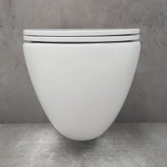 Унитаз подвесной Bloomix Altair 3.0 AD1255T/UF1 безободковый торнадо Ceramic+