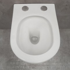 Унитаз подвесной Bloomix Altair 3.0 AD1255T/UF1 безободковый торнадо Ceramic+