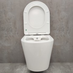Инсталляция Grohe 38772001 + унитаз Bloomix Enjoy AD1304SB Ceramic+ безободковый с биде и смесителем