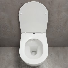 Инсталляция Grohe 38772001 + унитаз Bloomix Enjoy AD1304SB Ceramic+ безободковый с биде и смесителем