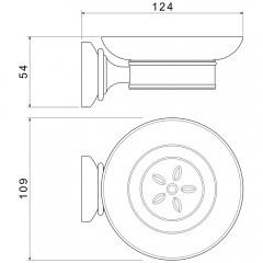 Мыльница Aquatek Классик AQ4503PG
