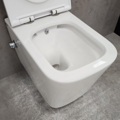 Инсталляция Grohe 38772001 + унитаз Bloomix Arum 1303SB безободковый с биде и смесителем