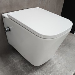 Инсталляция Grohe 38811KF0 + унитаз Bloomix Arum 1303SB безободковый с биде и смесителем