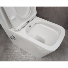 Унитаз Bloomix X-Cube AD3003RSB/UF1 Ceramic+ безободковый с функцией биде и смесителем