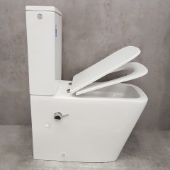 Унитаз Bloomix X-Cube AD3003RSB/UF1 Ceramic+ безободковый с функцией биде и смесителем