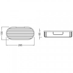 Полка-решетка Aquatek AQ4916MB