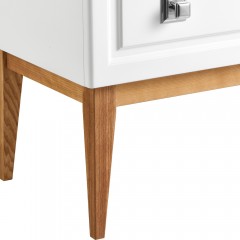 Тумба с раковиной ASB-Woodline Каталина 100 white