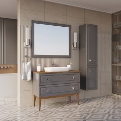 Зеркало ASB-Woodline Каталина 100 grey