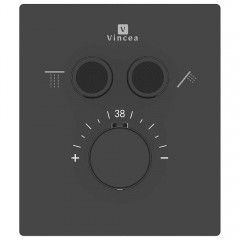 Душевая система встраиваемая Vincea Inspire VSFW-3I21MT5MB термостат