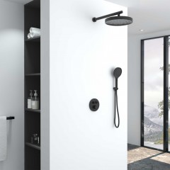 Душевая система встраиваемая Vincea Inspire VSFW-3I22MT2MB термостат
