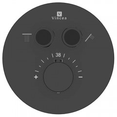 Душевая система встраиваемая Vincea Inspire VSFW-3I22MT2MB термостат