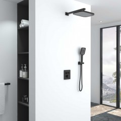 Душевая система встраиваемая Vincea Inspire VSFW-321MT1MB термостат