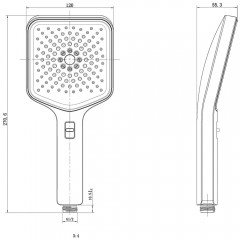 Душевая система встраиваемая Vincea Inspire VSFW-421I4MB