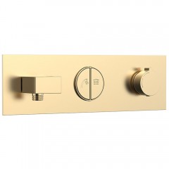 Душевая система встраиваемая Vincea Inspire VSFW-422T1BG термостат
