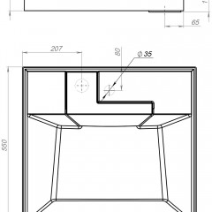 Раковина Grossman Luxor 60 11.R01.60.210