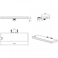 Душевая система встраиваемая Vincea Inspire VSFW-4211RBG
