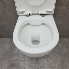Инсталляция Grohe 38971000+ кнопка смыва Even 38966SH0 белый глянец + унитаз Bloomix Trend MD1203R/UF02 безободковый с сиденьем