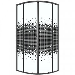 Душевое ограждение Niagara Eco NG-1007-14BLACK