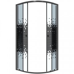 Душевое ограждение Niagara Eco NG-1007-14BLACK