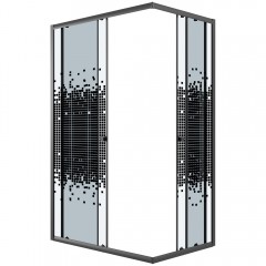 Душевое ограждение Niagara Eco NG-1012-14QBLACK