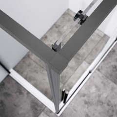 Душевое ограждение Vincea Slim-N VSR-4SN9011CLGM