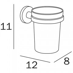 Стакан Inda One A2410ANE03