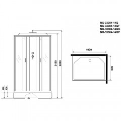Душевая кабина Niagara Classic 330844QP