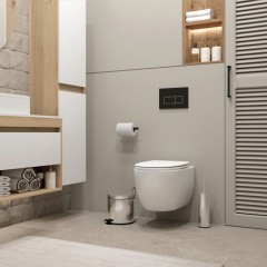 Унитаз подвесной Teymi Lori Vortex T40502 безободковый торнадо