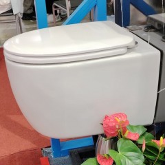Унитаз подвесной Teymi Lori Vortex T40502 безободковый торнадо