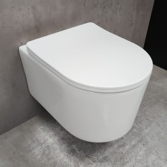 Унитаз подвесной Bloomix Ultra 3.0 MD1204T/UF3 безободковый торнадо