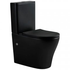 Унитаз Bloomix Black Barron 3.0 AD3091MBT/UF1 безободковый торнадо