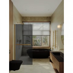 Душевое ограждение MaybahGlass MGD-723-2ш
