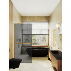 Душевое ограждение MaybahGlass MGD-1461-3ш