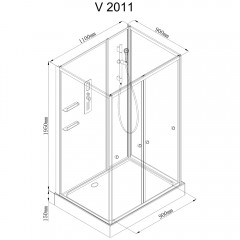 Душевая кабина AvaCan V2011N