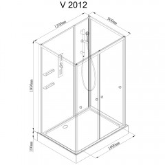 Душевая кабина AvaCan V2012N
