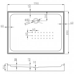 Душевая кабина AvaCan Z2912LED
