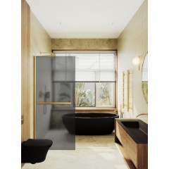 Душевое ограждение MaybahGlass MGD-712-3ш