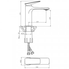 Смеситель для раковины Olive'S Tarone 38100TN
