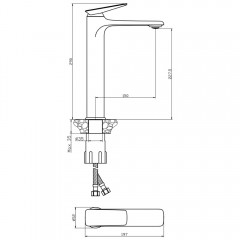 Смеситель для раковины Olive'S Tarone 38133TN
